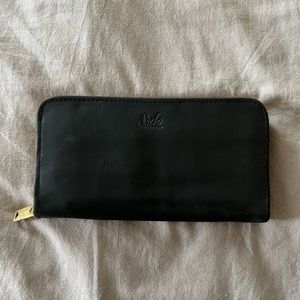 Sseko Zippered Wallet, Black